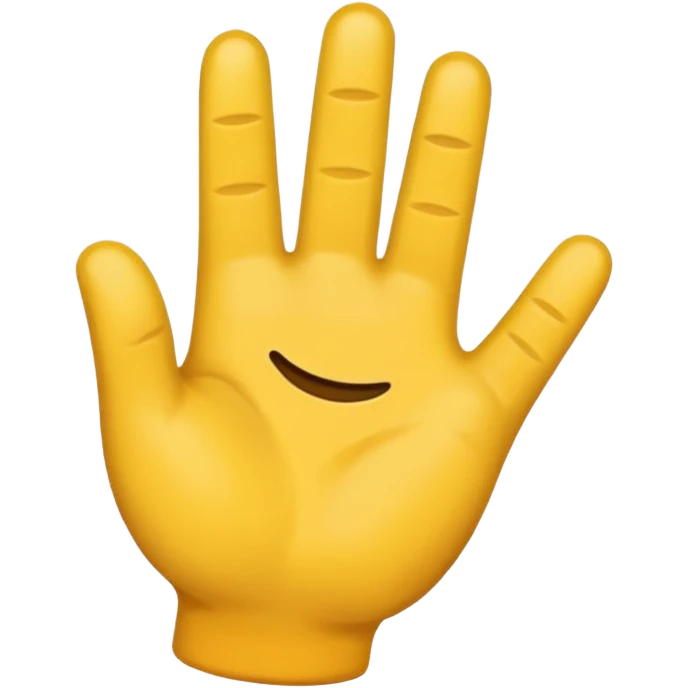 wednesday hand emoji