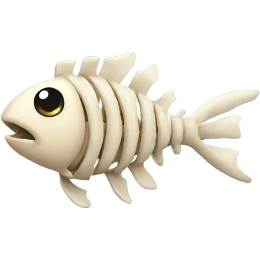fish bone emoji