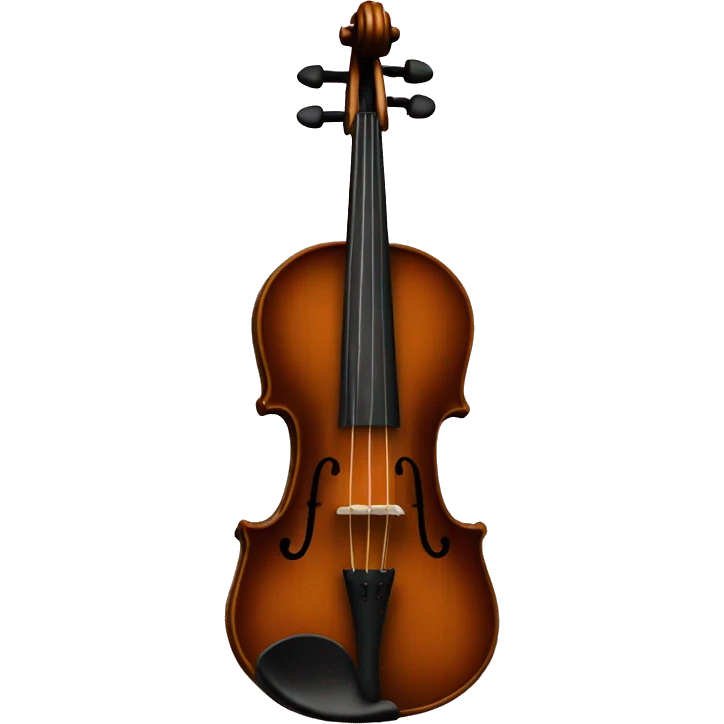 vintage brown violin emoji