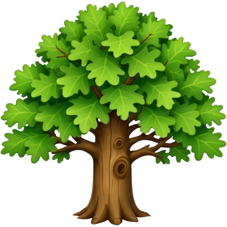 oak tree emoji
