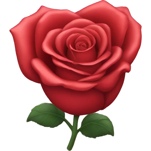 A heart rose emoji