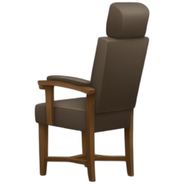 Personne assise sur une chaise qui se casse emoji