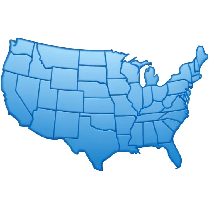 USA outline emoji