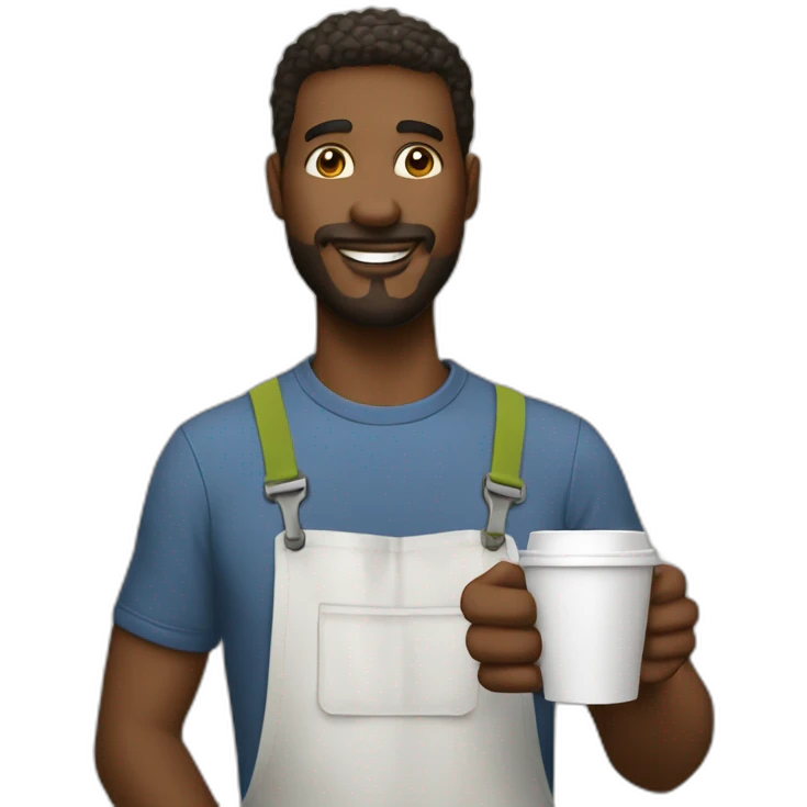 a-painter-with-a-home-wallpaper-in-his-right-hand-and-a-coffee-in-his-left-hand emoji