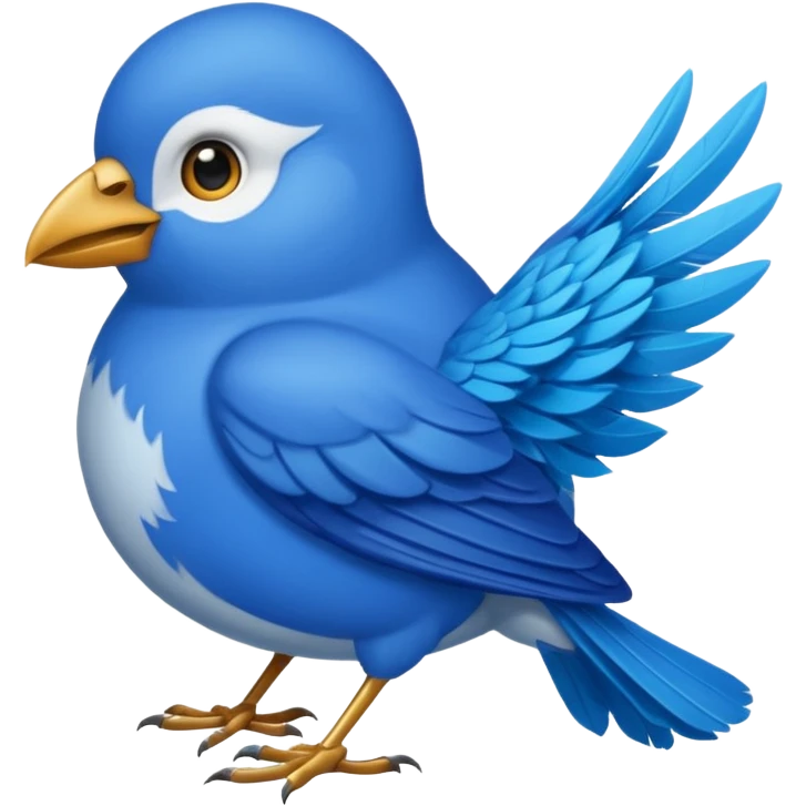 golubiro blue bird emoji