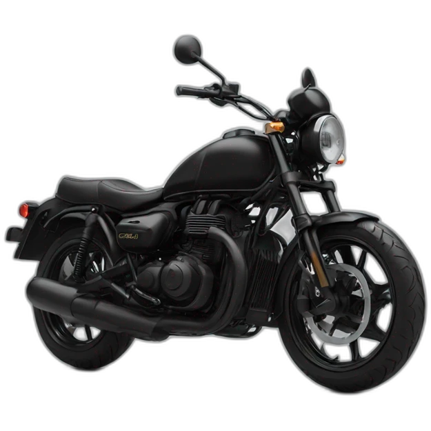 Svartpilen 401 motorcycle black emoji