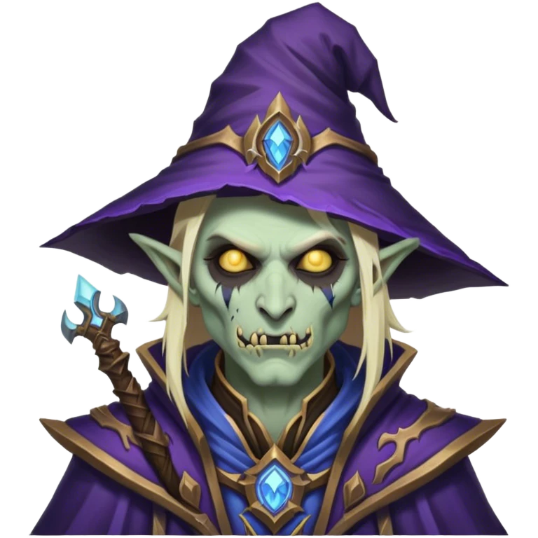 friendly undead world of warcraft mage undead male emoji