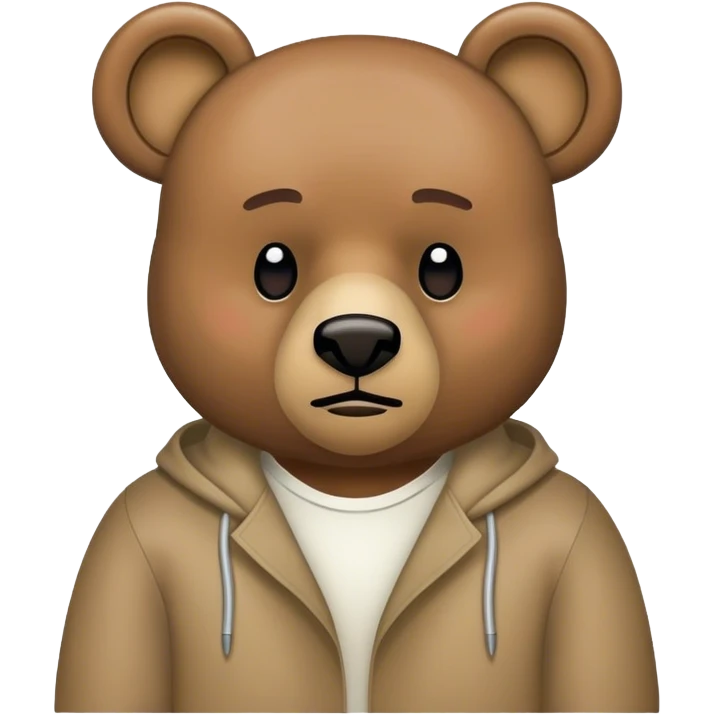 Kanye west bear emoji