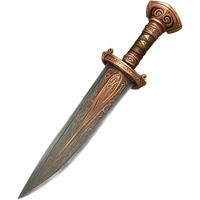 Magic Copper sword emoji