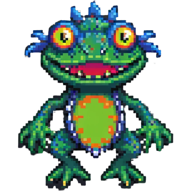 murloc pixel art emoji