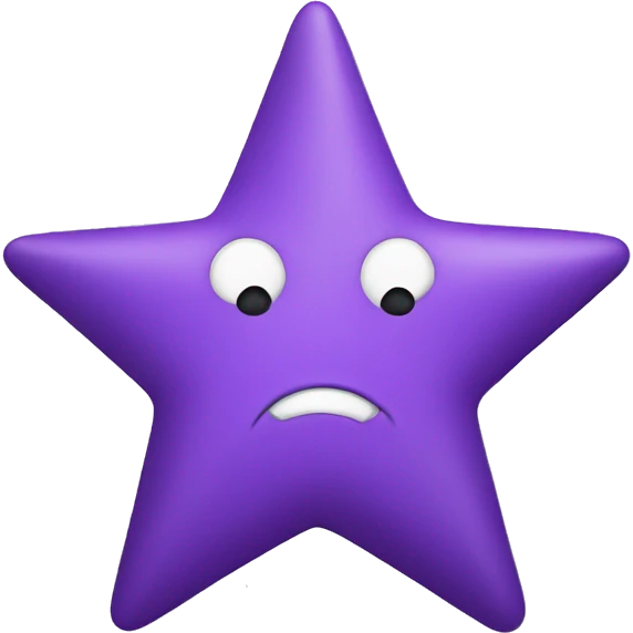 Purple star emoji