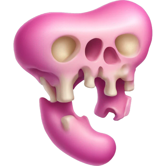 candy colored bone emoji