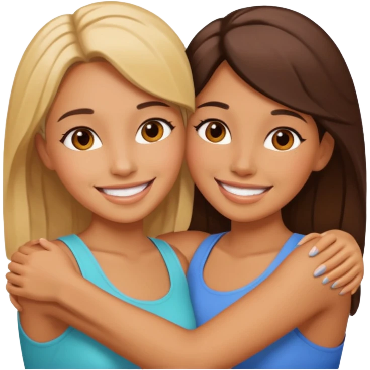 Two females having lesbian sex emoji