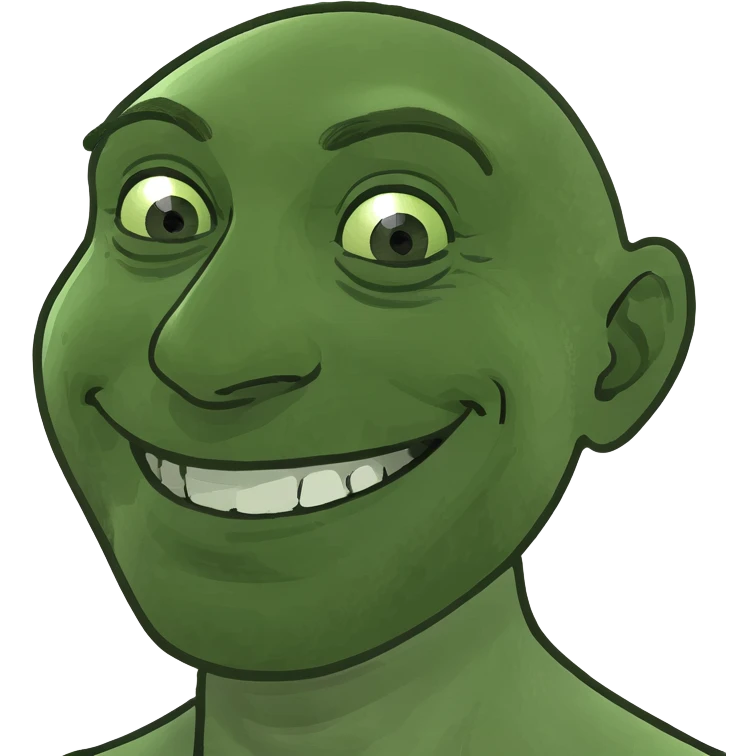 A smiling man emoji