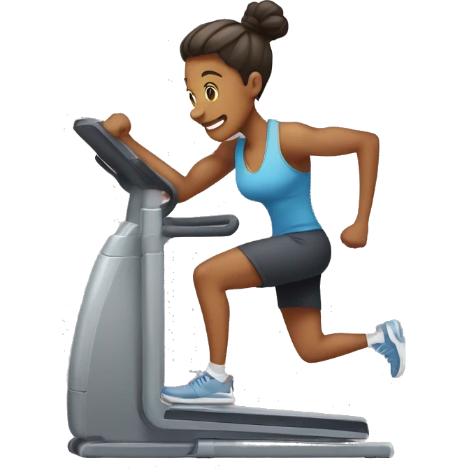 Stair stepper gym emoji