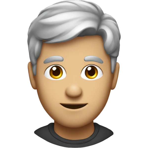 un homme avec un sourcil levé d’un air qui juge  emoji