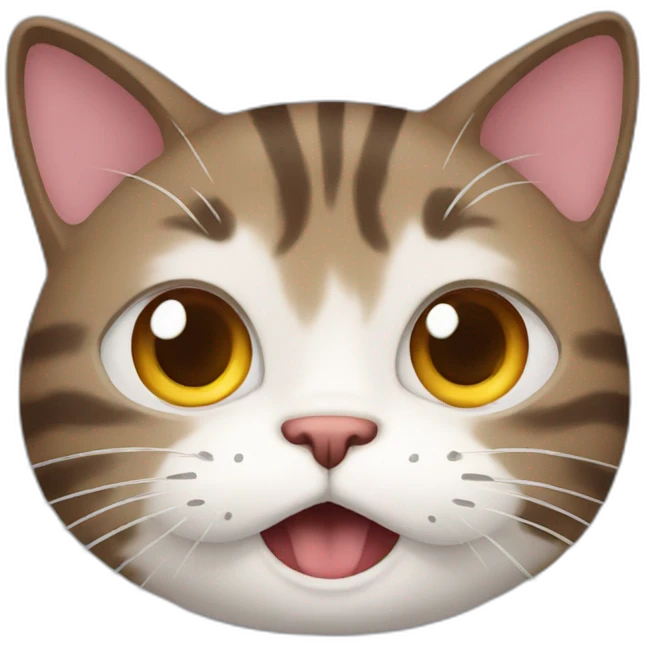 Super duper cat that is hellish emoji