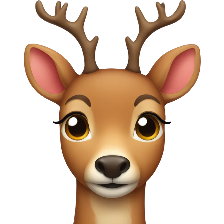 deer with heart shaped eyes emoji