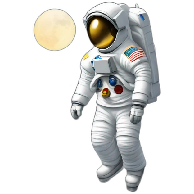 Moon walk emoji