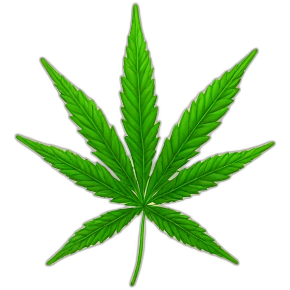 Cannabis leaf emoji
