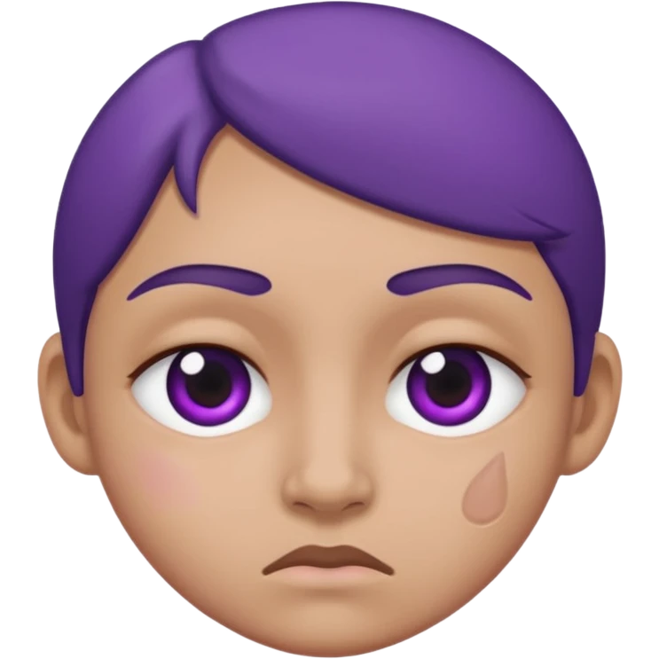 bruises around the eye around the eyes emoji