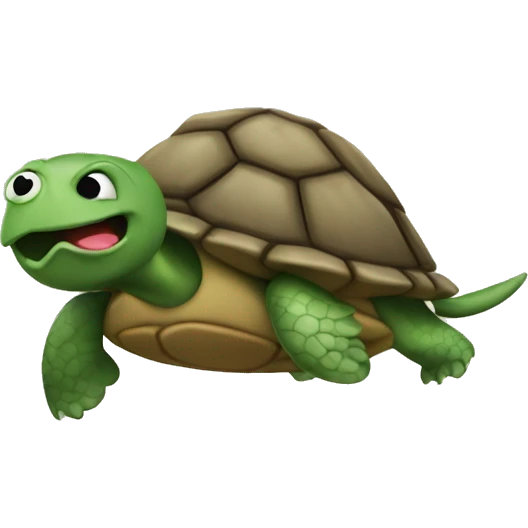 Turtle brake dancing  emoji