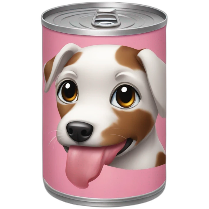 Can of puppy meat emoji