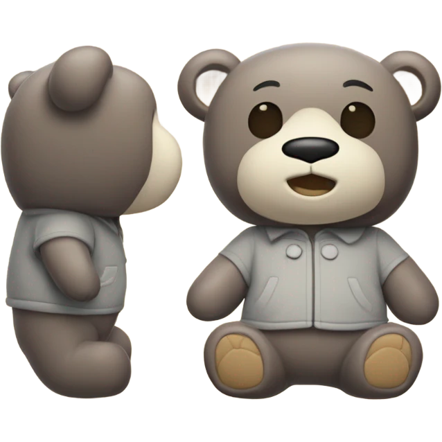 Oso con bata  emoji
