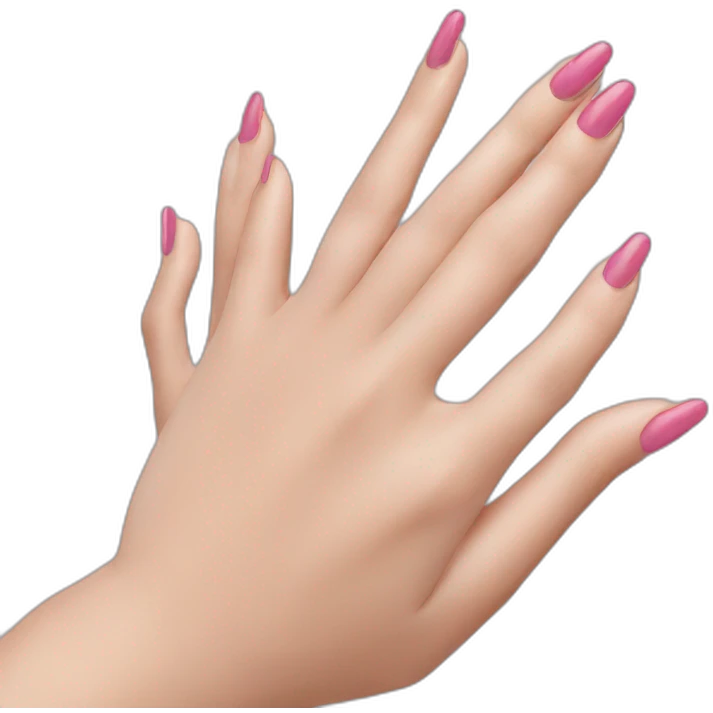 hand nailpolish  expresssion emoji