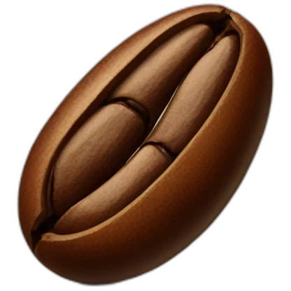 Coffee bean emoji