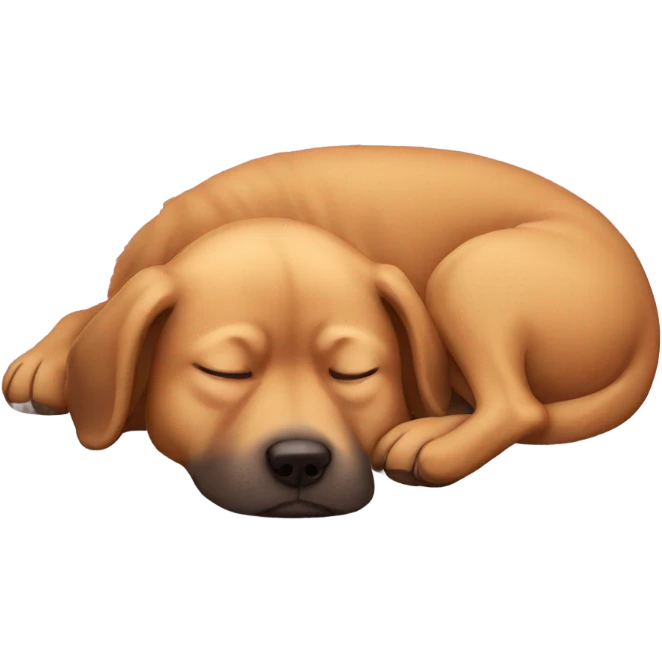 Sleeping dog emoji  emoji