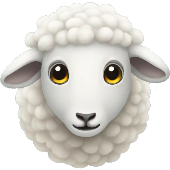 sheep ghost emoji