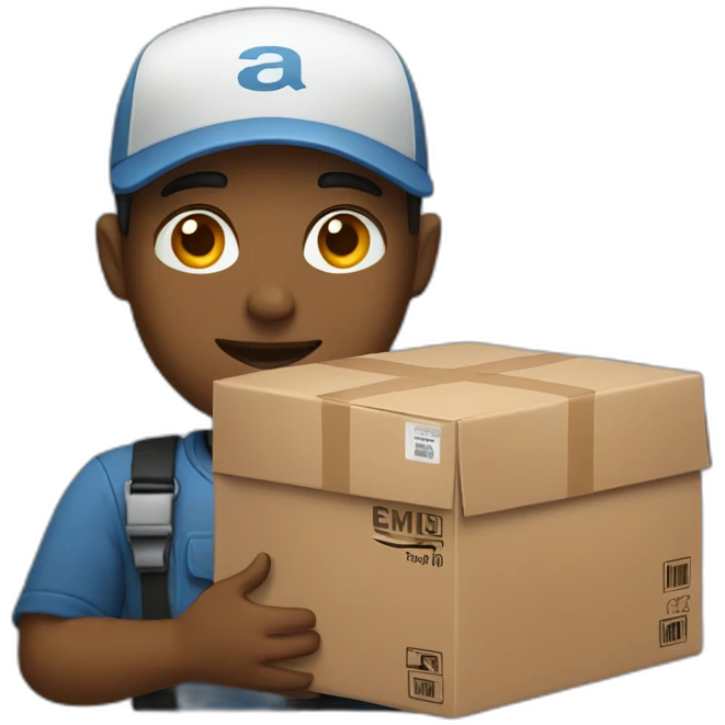 Amazon delivery driver emoji