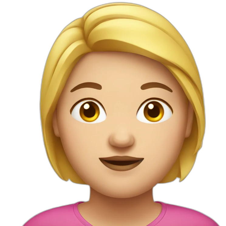 obese woman emoji