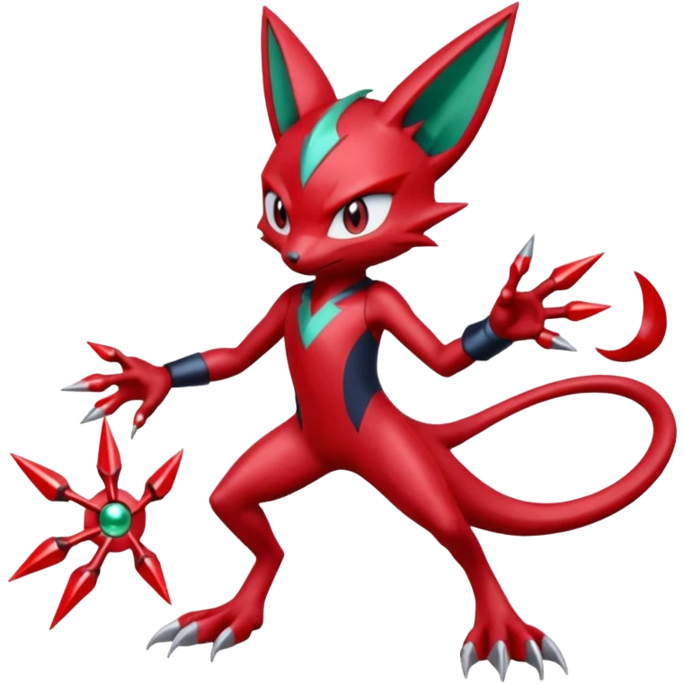 Scizor-Sneasel-fusion (full body) emoji