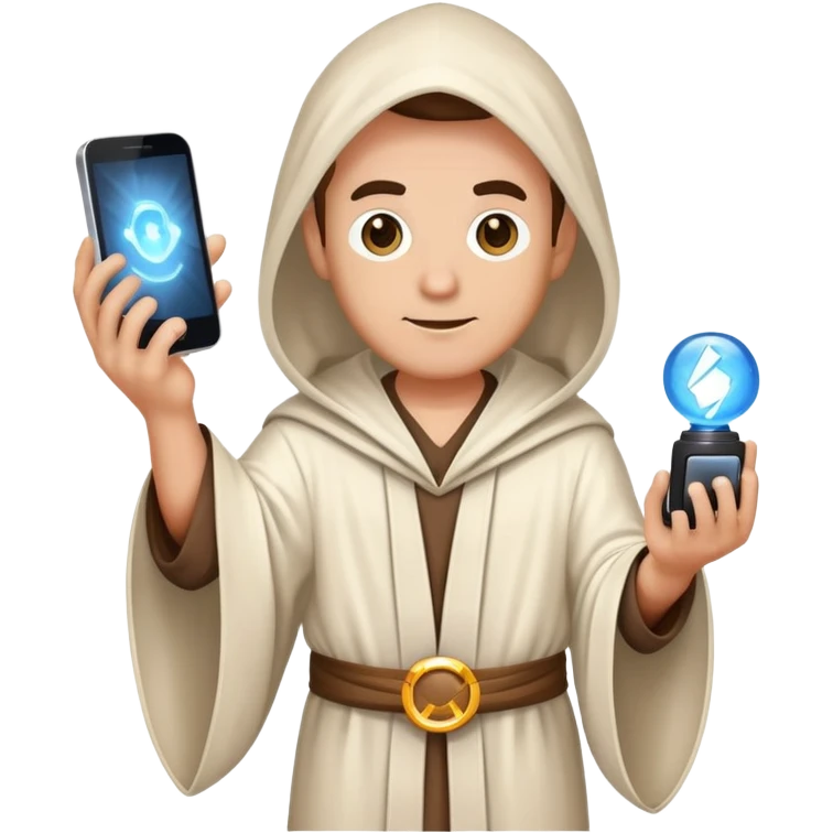 Phone wizard emoji