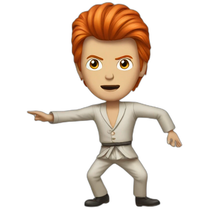 bowie dancing emoji