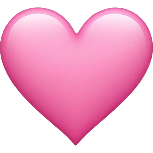 Pink heart  emoji