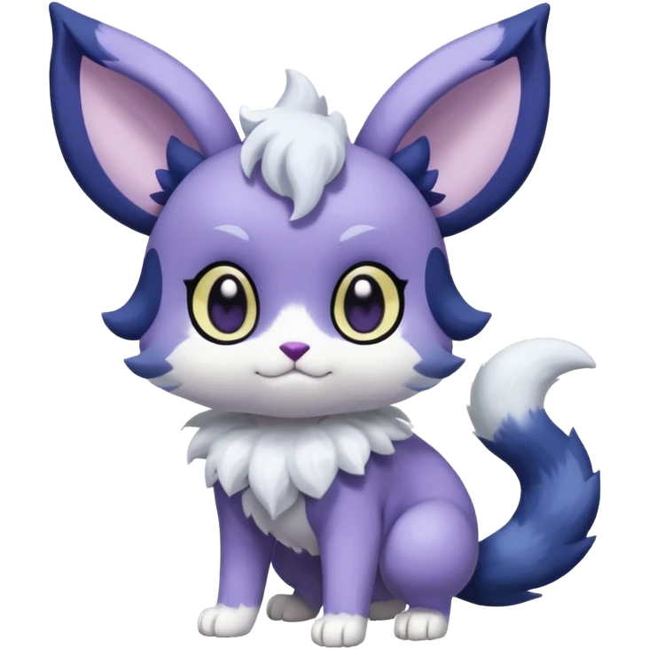 Purloin-Espurr-Meowstic-Fakémon-hybrid-creature (full body)  emoji