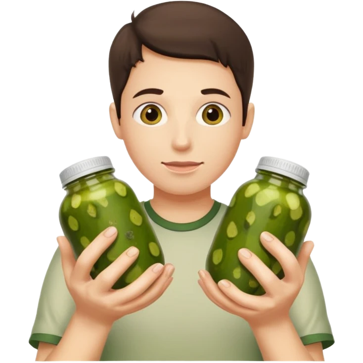 One pickle two pickleballs emoji