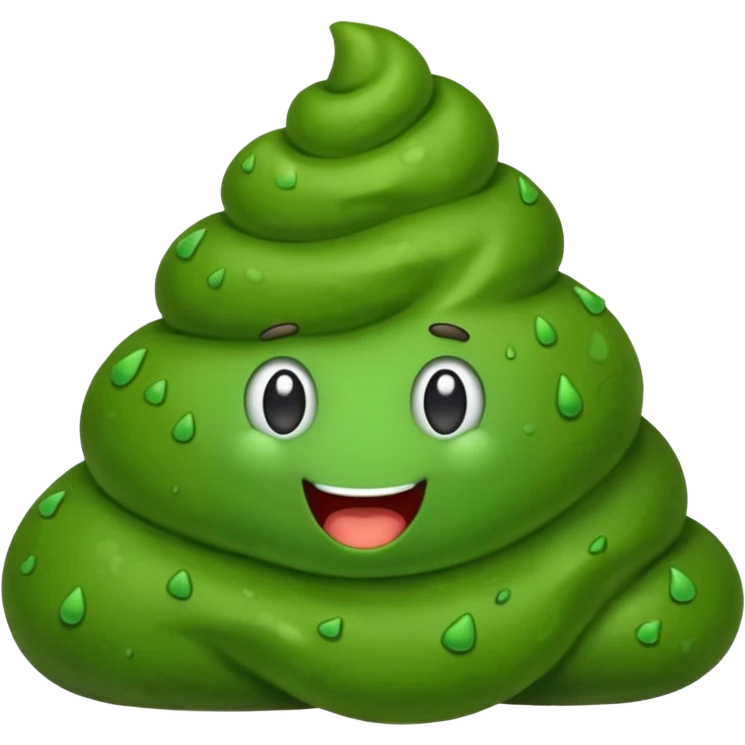 green poop emoji