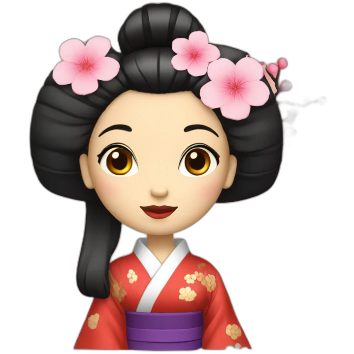 geisha girl emoji