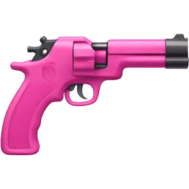 Pink gun emoji