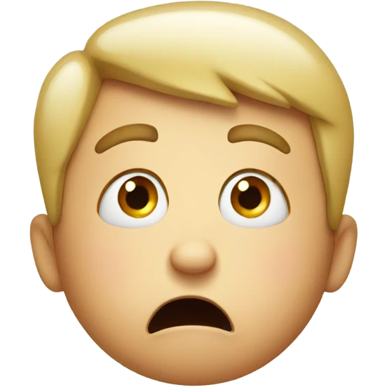 Shocked face emoji