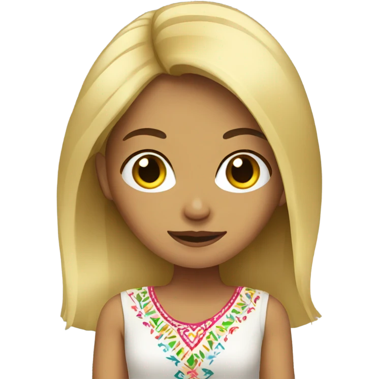 Mexican blonde girl  emoji