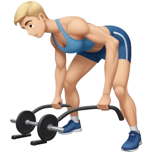 bent-over row exercise emoji
