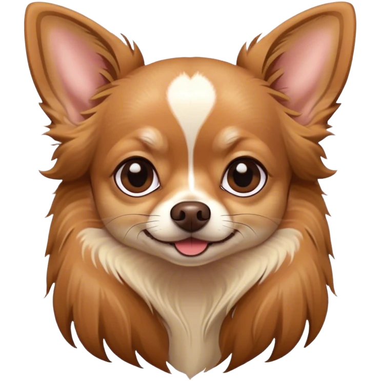 Longhair chihuahua emoji