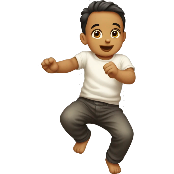 bouncing baby boy (low chromo count) emoji