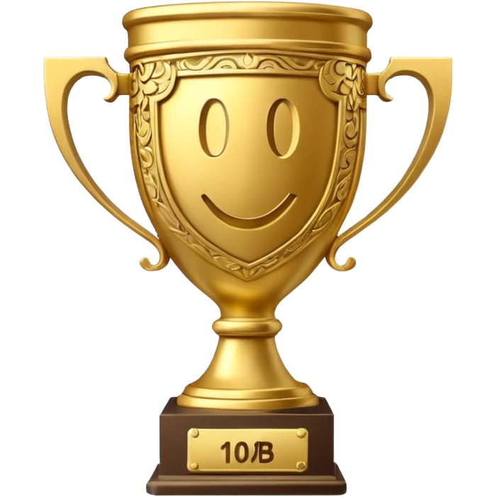 money themed trophy with 10B on it elite  emoji