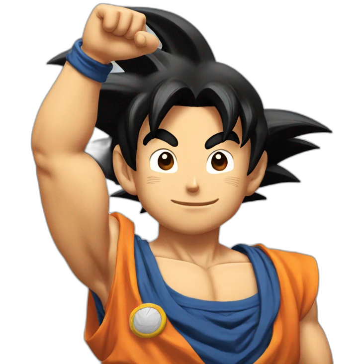 goku salute emoji